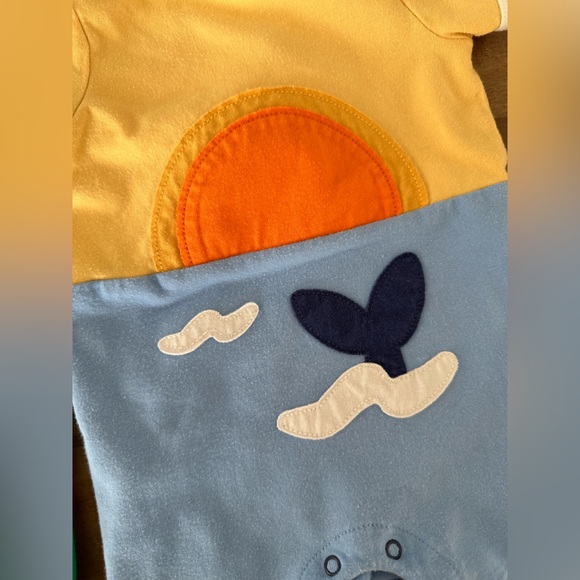 TWO 3-6mo Rompers - Picture 6 of 8